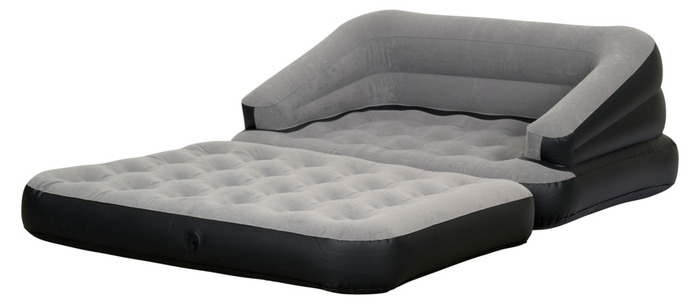 Oppblåsbar sofa/madrass 198 x 138 cm - Sunlife